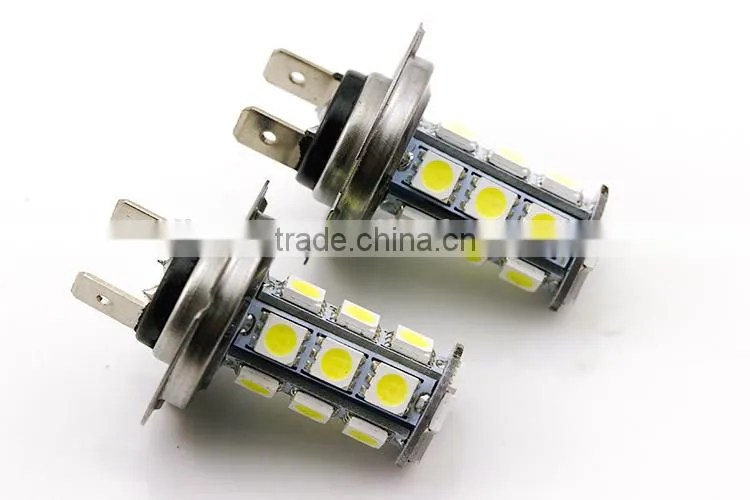 Fog Light Lamp H7 LED Auto Lighting 5050 LED 18 SMD 12V Foglamp Lights Bulbs