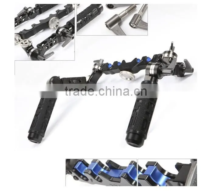 Tilta DSLR Rig 15mm Rod Shoulder Pad Follow Focus Matte Box Handle For 5D3 550D