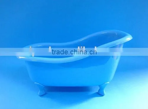 Popular Design Mini Plastic Bathtub, red colour mini bathtub shape container