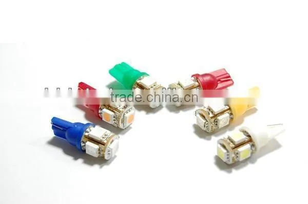 5 SMD LED LIGHT BULB DOME MAP PANEL TRUNK PLATE INTERIOR T10 5SMD 5050