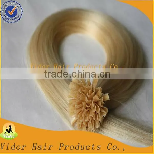Wholesale U tip Pre-bonded human hair extension