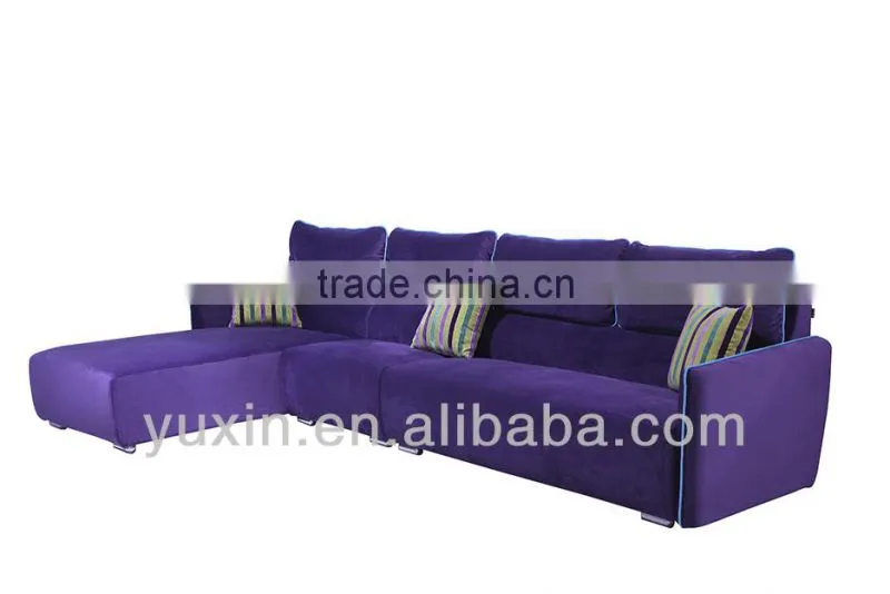 Purple Sectional Comfy good living global furniture