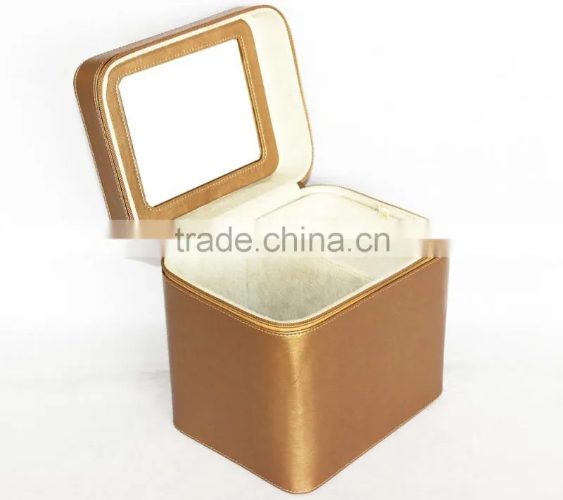 Luxury Custom Travel Cosmetic Bags/Cosmetic Box For Women Gift