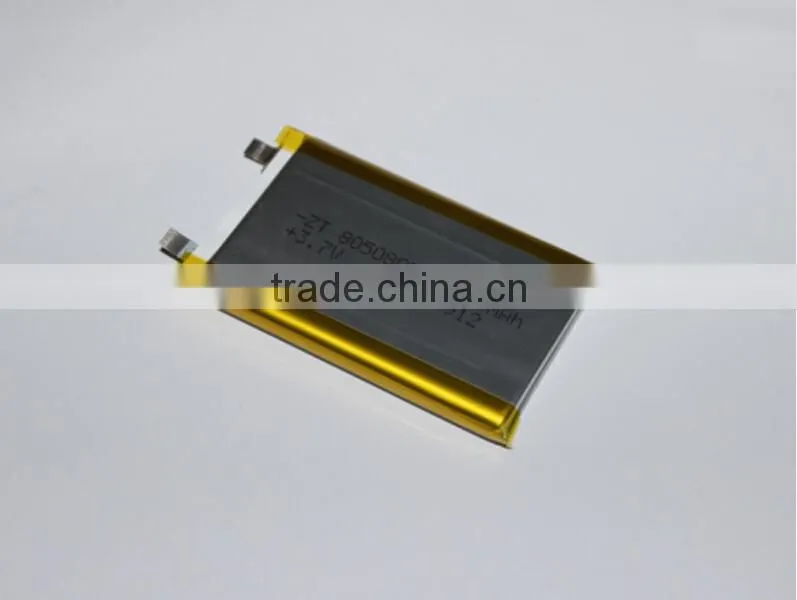 805080 polymer battery 4000mah 3.7V lithium ion battery