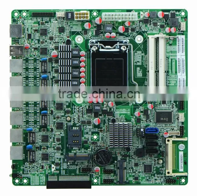 Intel B75 LGA1155 Firewall mainboard mini itx Motherboard with 6 LAN H67SL