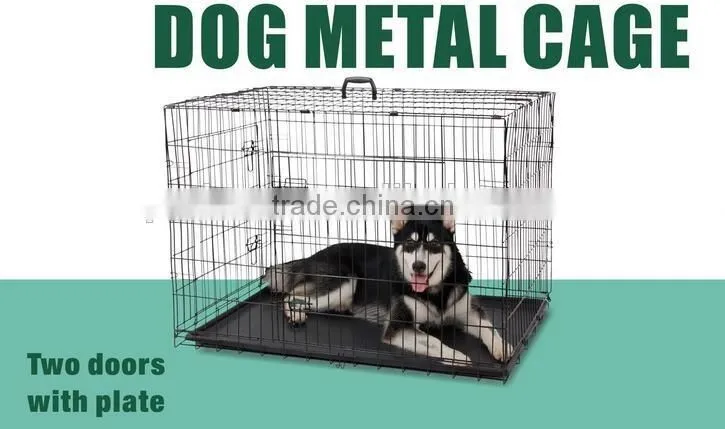 china factory metal dog cage folding pet cage