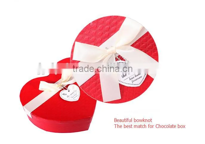 Valentine day's gift different types paper chocolate gift packaging box