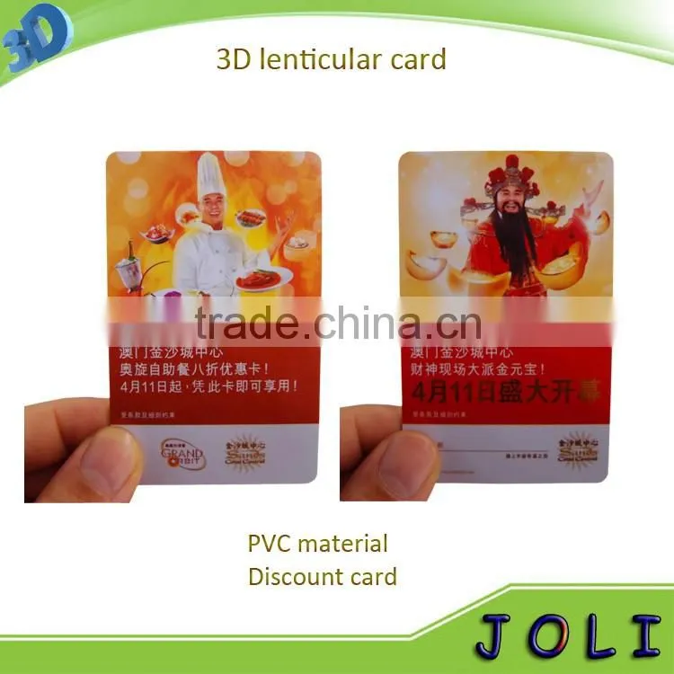 CMYK printing plastic pvc guarantee card