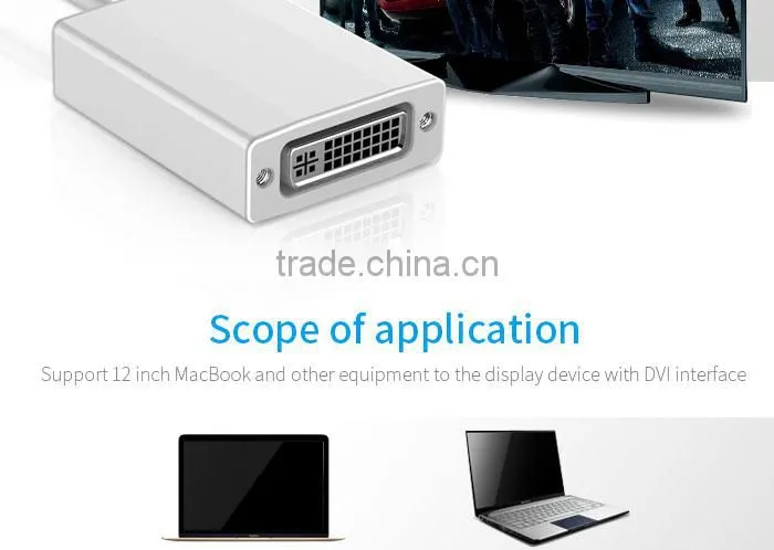 New 1080p USB3.1 type C to DVI converter adapter for hd using
