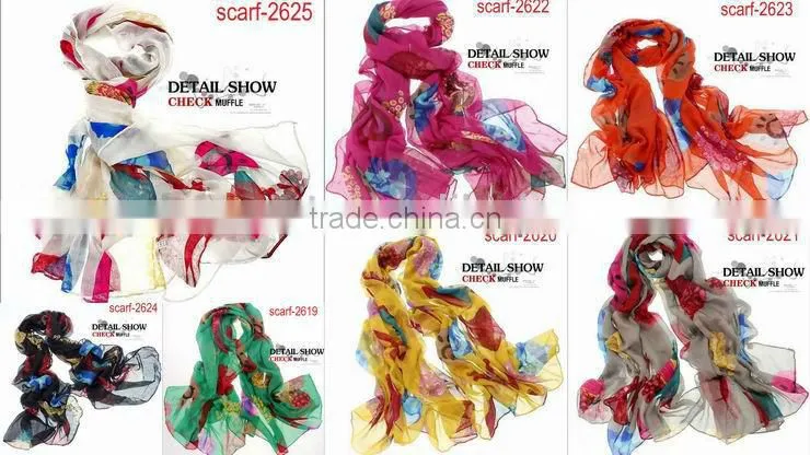 ployester leaf printing sarf styles