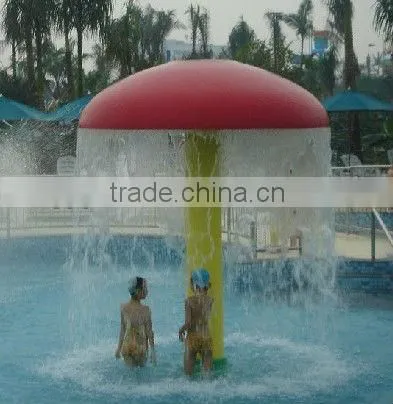 Fiberglass Water Park Mushroom