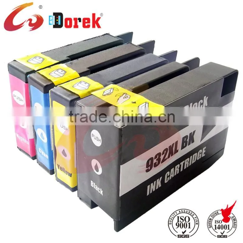 Black Ink Cartridge For HP 932XL for hp Officejet 6100 6600 6700 7610 With latest chip