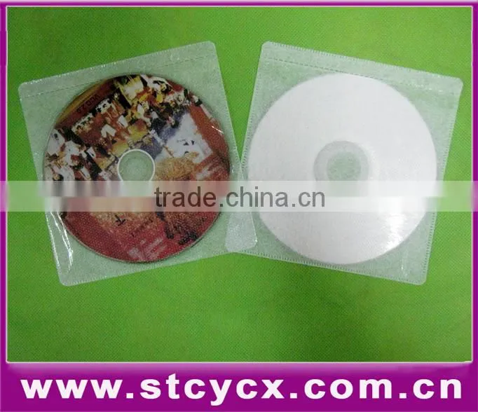pp cd sleeve of single piece/one side pp nylon