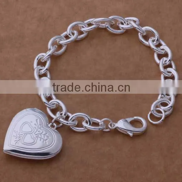 plated heart premier designs bracelet jewelry, 925 sterling silver bracelet