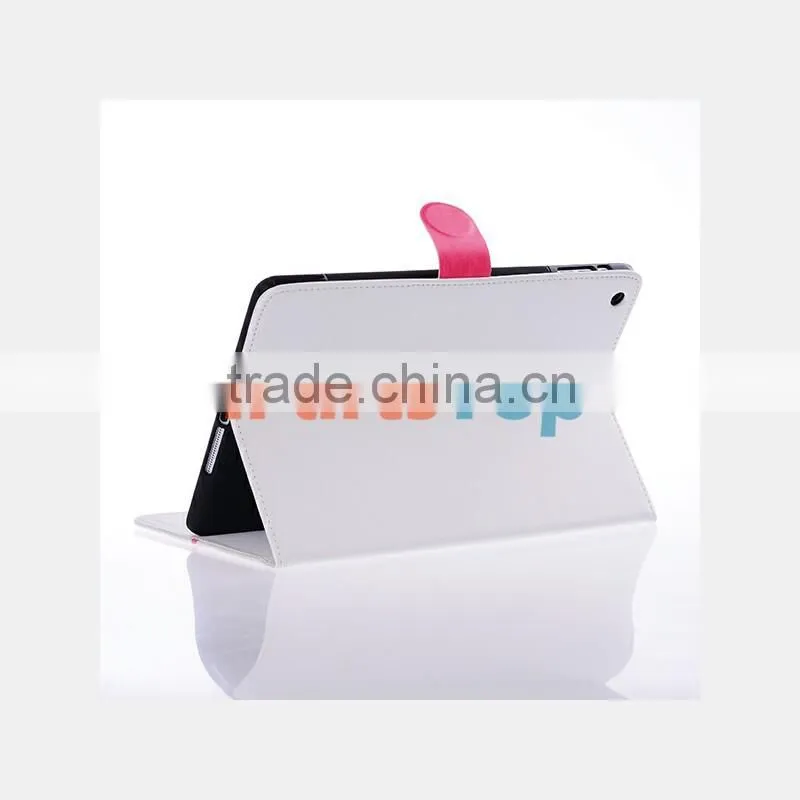 Wholesale Colored Leather Case For iPad 2 3 4 Flip Cover TPU Protective Book Case