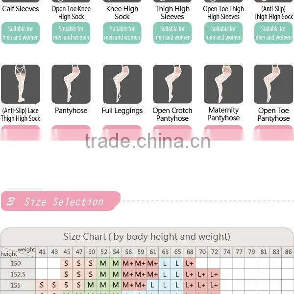 Compression Stocking Skin Color/Black Elastic Stocking