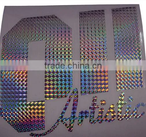 Lowest costs letter hologram sticker printing