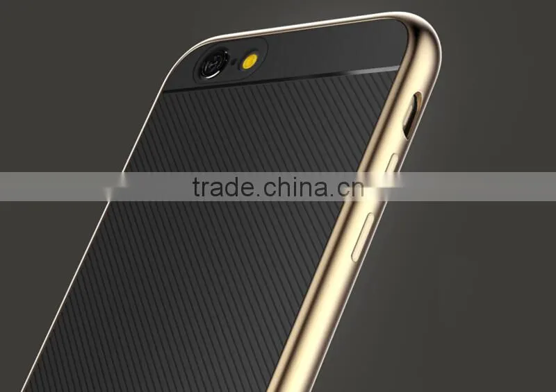 Rock kani series Metal bumper+TPU back cover for apple iphone 6