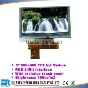 7 inch tft lcd panel 50-pin lcd display 800x480 ,7" tft lcd display