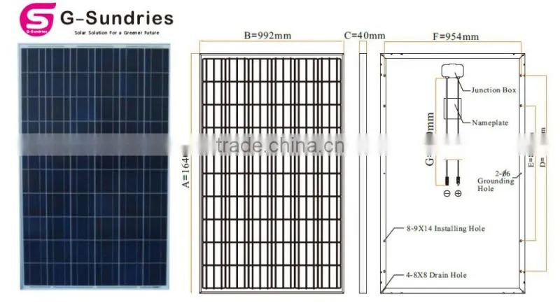 Factory directly sale polycrystalline 230w solar panel