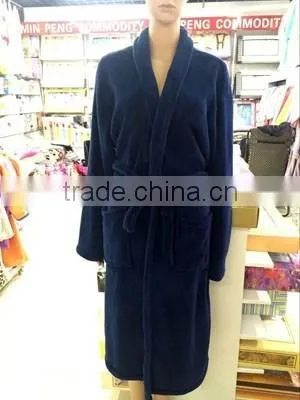 women wholesale coral fleece microfiber leopard bathrobe