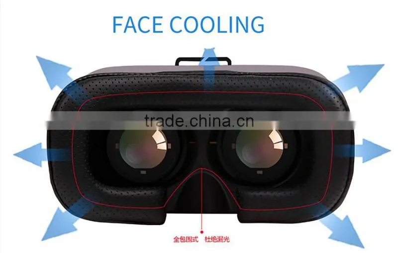 cheap price VR Box 3D Glasses With Remote For 3D Movie VR Headset Dropship