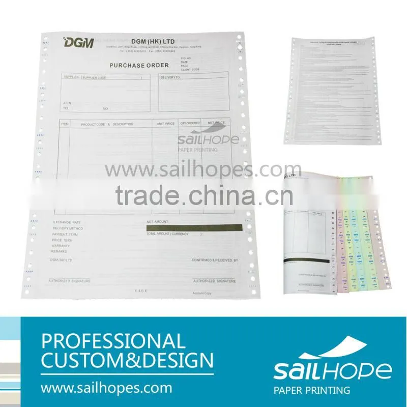 7ply Logistic consignment note with sticker express stickers