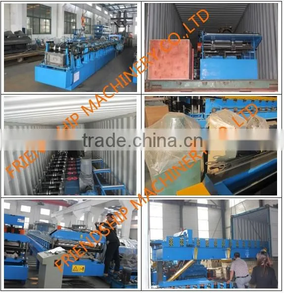 Floor Decking Panel Cold Roll Forming Machine,1.2-2.0mm GI Steel