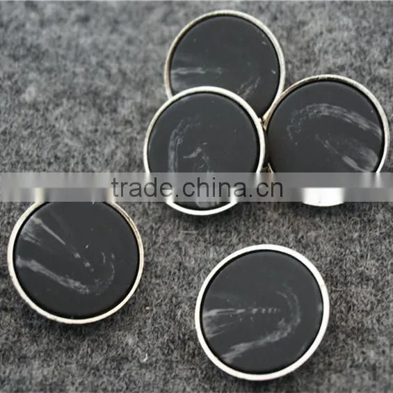 METAL MATT RESIN BUTTON FOR COAT