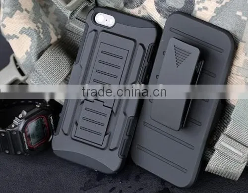 PC TPU Case 3 in 1 Powerful Hard Heavy Duty Mobile Cell Phone Armor Case For iphone 6 Plus