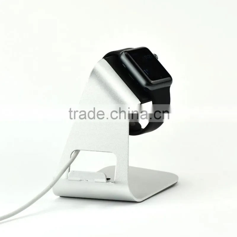 DuoStand Aluminum Charge Station Stand for Apple Watch & iPhone, Gold New