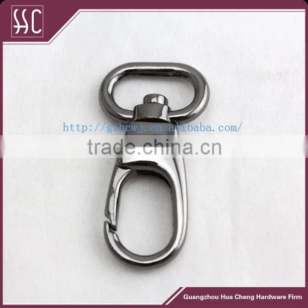 Hot selling zinc alloy snap hook with hanf bag, bag hardware