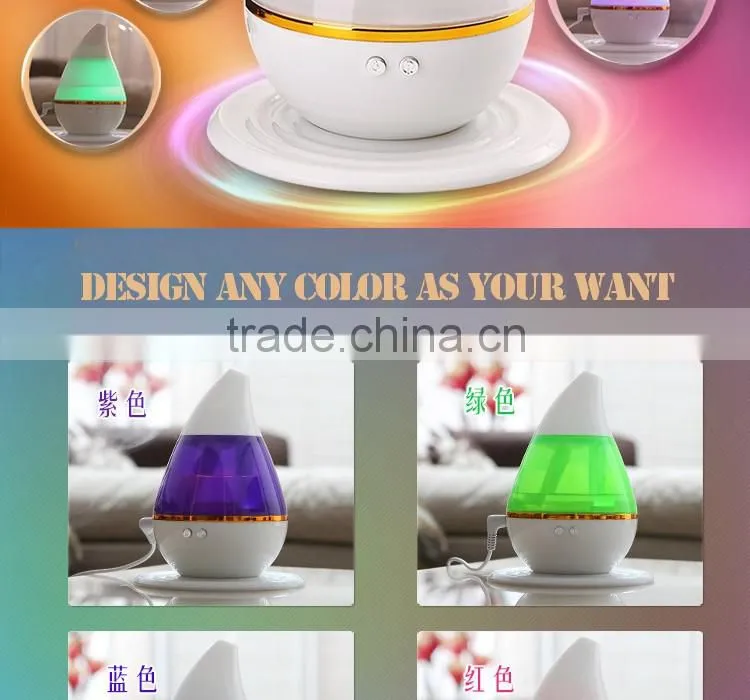 Water drop Colorful gradient light holmes humidifier