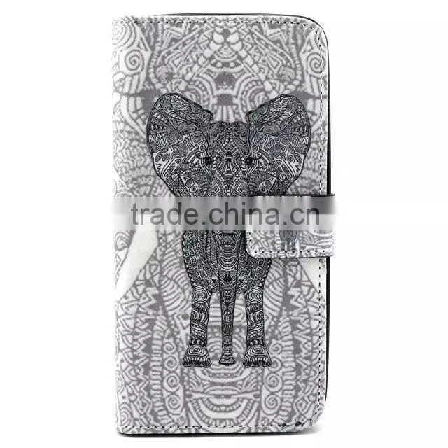 Color Print Slim Wallet Leather Case Cover For Asus Zenfone 5