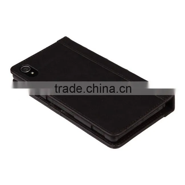 Book Style PU Leather Wallet Case Cover For Sony Xperia Z4