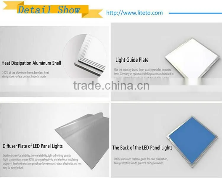 World best selling products cheap no flicker dimmable 600x600 36w led panel light emergency kit