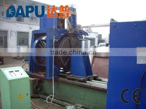 Wedge wire strainer welding machine