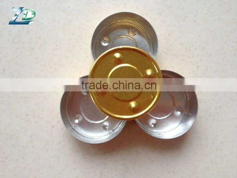 Lovely round disposable tealight aluminium cups for wedding invitation