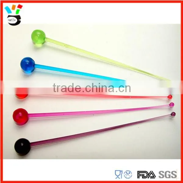 Glass Swizzle Sticks Cocktail Stirrers Mixed Drink Stir Sticks Handmade Fused Glass