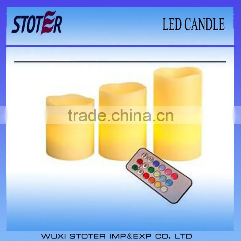 luminara flameless led candle with remote/flameless remote candles