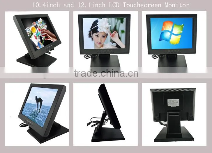 VGA+USB 12.1inch resistive Touch screen monitor