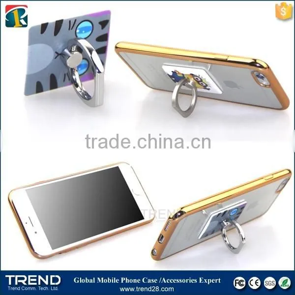 cell phone holder plastic metal ring buckle for Samsung phones