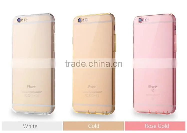 Best Selling Transparent Soft TPU Back Cover Case for iPhone 6