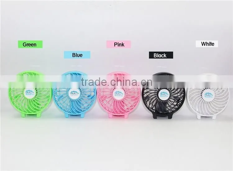 Portable Mini Electric Hand Hold USB/Battery Air Conditioner Cooling Cool Desk Palm-Leaf Hand Fan