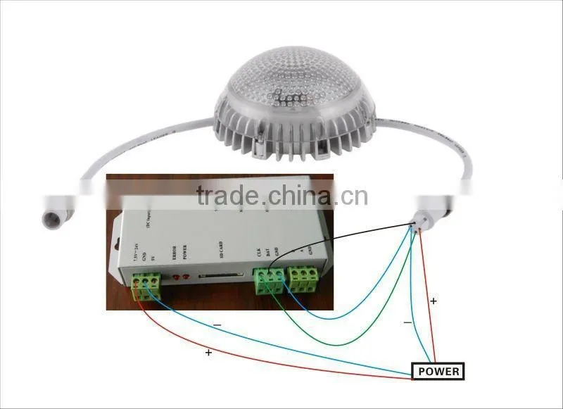 120mm led pixel light for bridge,building design