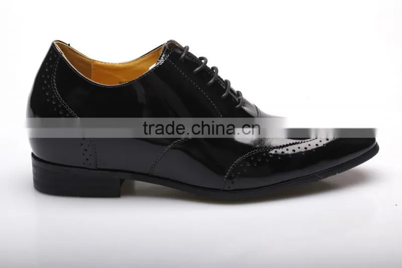 man leather groom shoe for wedding