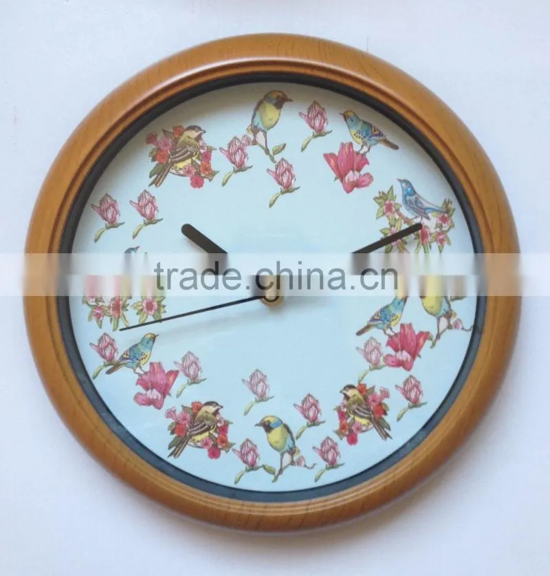 new design 10 inch singing bird clock 2016