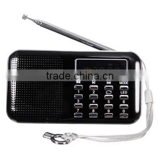 Mini Portable LCD Digital FM Radio Speaker / USB TF Card Mp3 Music Player / mp3 fm radio player