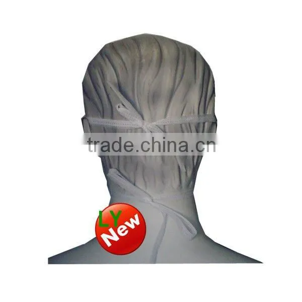 Cleanroom disposable tie on surgical face masks