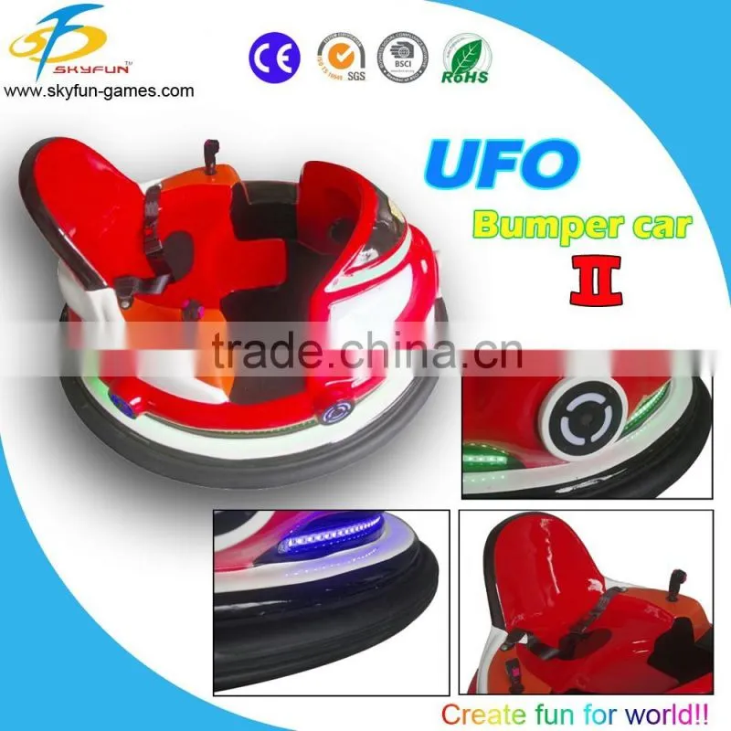 amusement park electric car UFO bumper cars/battery bumper cars for kids